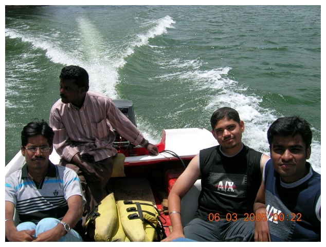 Speed boat ride..